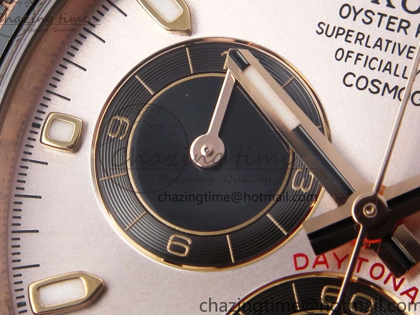 MiroTime 0416 Daytona 116515 Clean 1:1 Best Edition Silver Dial RG Markers on Oysterflex Strap SA4130 V WrinkleFree 1965